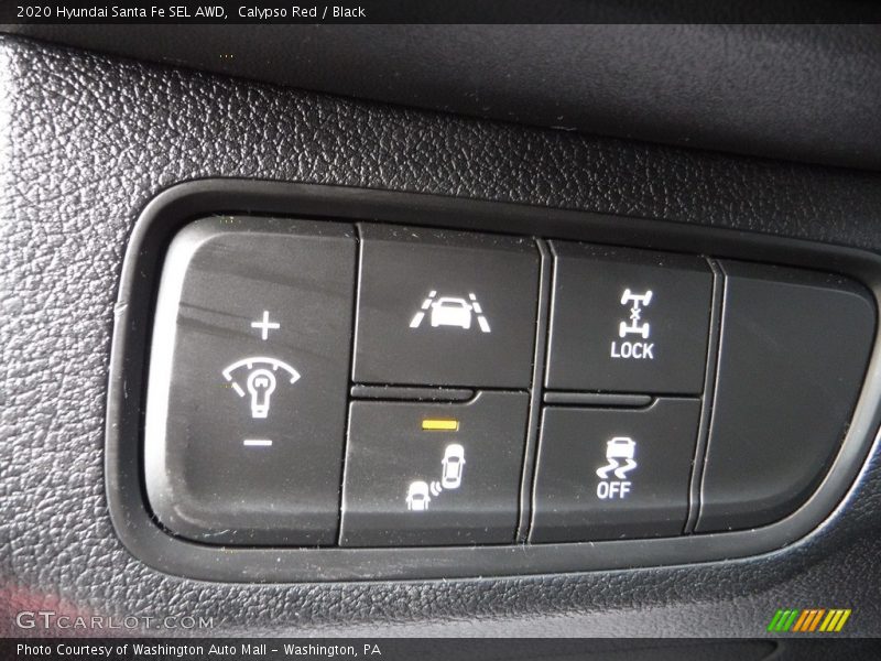 Calypso Red / Black 2020 Hyundai Santa Fe SEL AWD