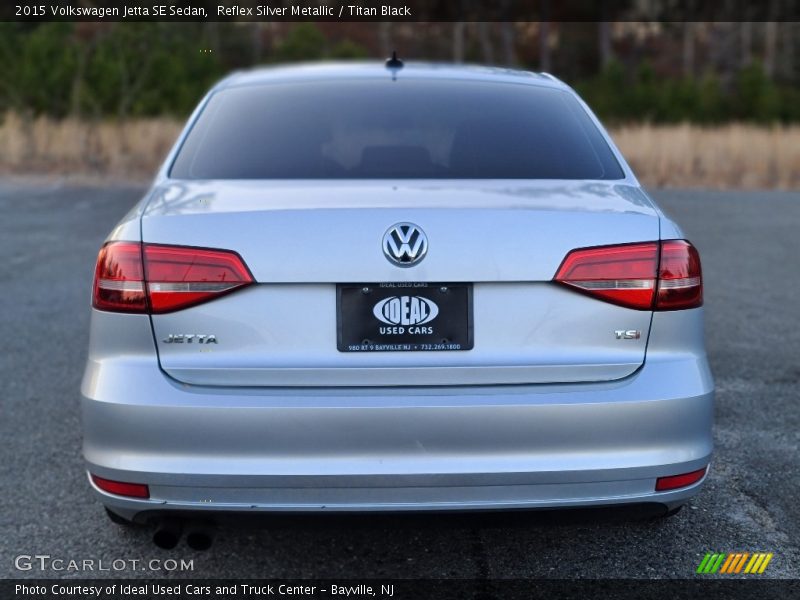 Reflex Silver Metallic / Titan Black 2015 Volkswagen Jetta SE Sedan