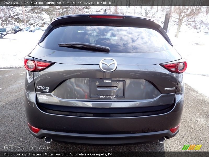 Machine Gray Metallic / Black 2021 Mazda CX-5 Grand Touring AWD