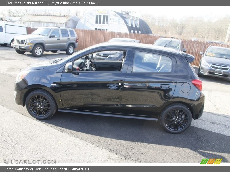 Mystic Black Metallic / Black 2020 Mitsubishi Mirage LE