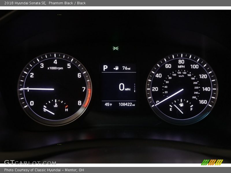 Phantom Black / Black 2018 Hyundai Sonata SE
