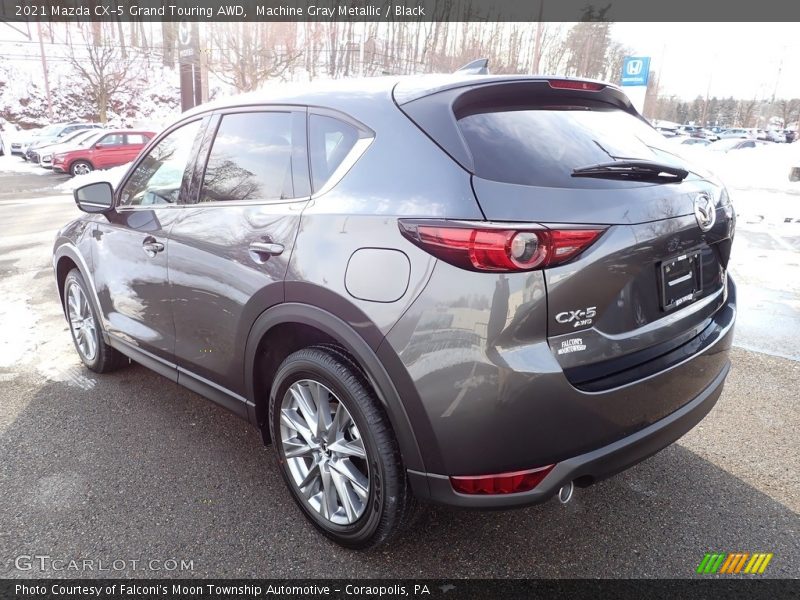 Machine Gray Metallic / Black 2021 Mazda CX-5 Grand Touring AWD