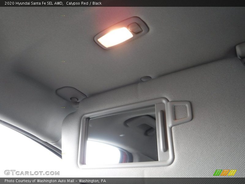 Calypso Red / Black 2020 Hyundai Santa Fe SEL AWD
