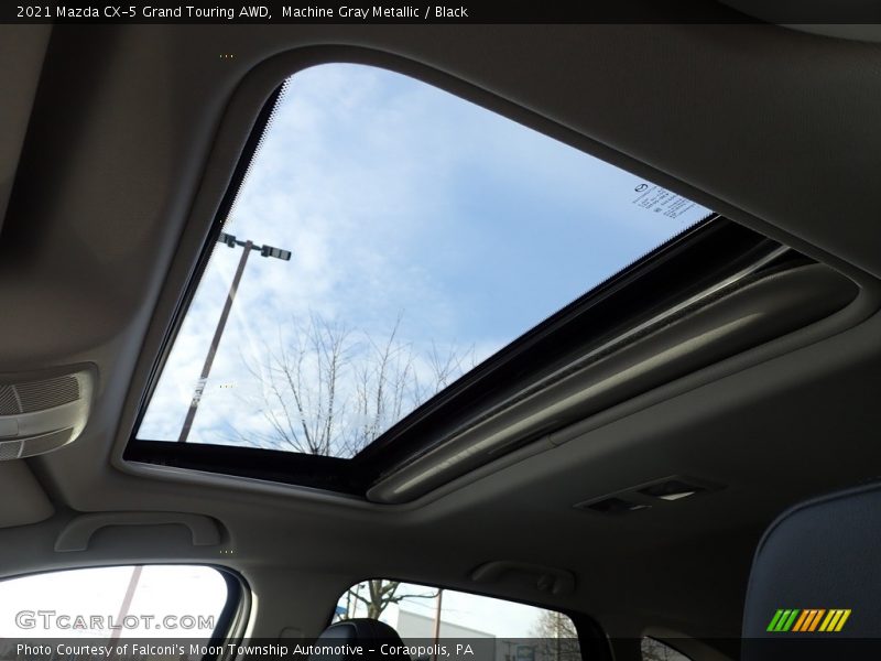 Machine Gray Metallic / Black 2021 Mazda CX-5 Grand Touring AWD