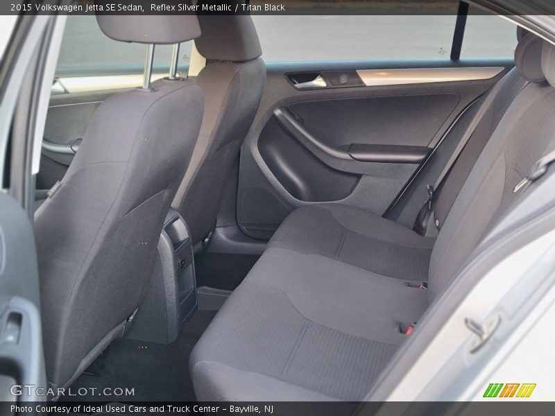 Rear Seat of 2015 Jetta SE Sedan