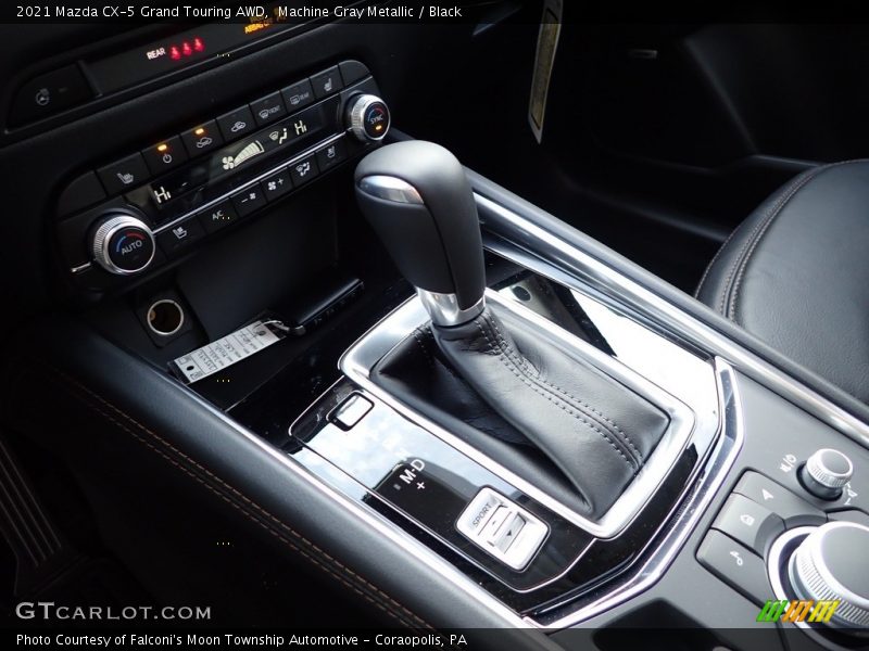 Machine Gray Metallic / Black 2021 Mazda CX-5 Grand Touring AWD