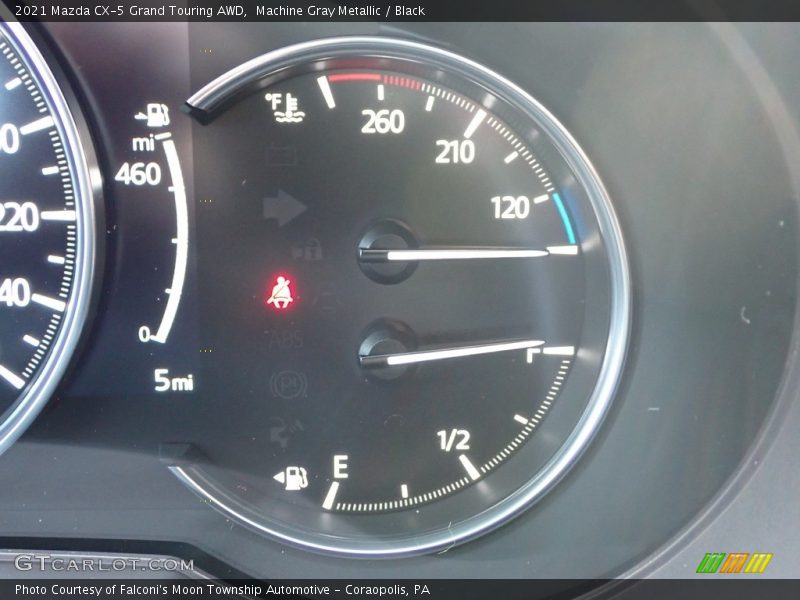 Machine Gray Metallic / Black 2021 Mazda CX-5 Grand Touring AWD