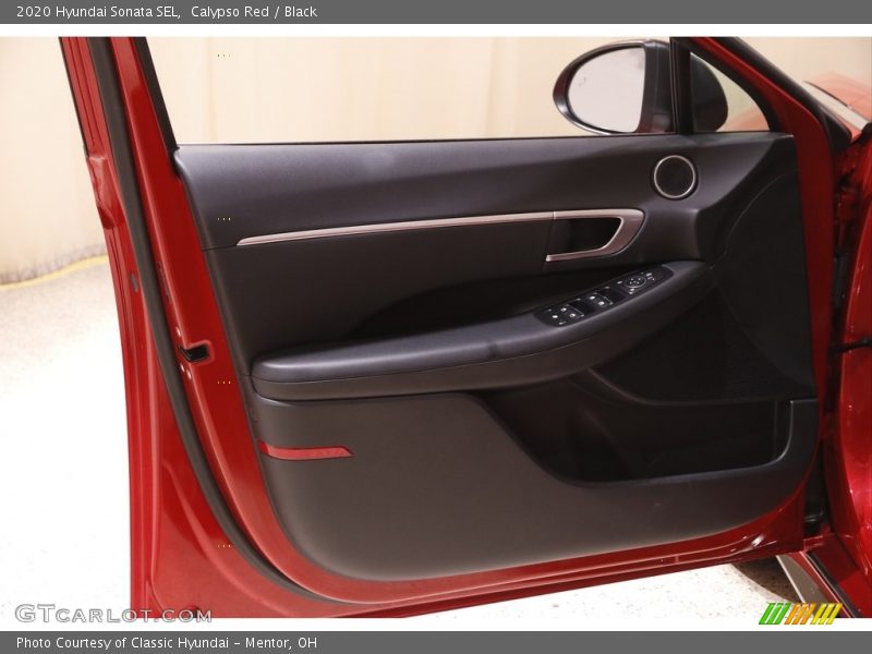 Calypso Red / Black 2020 Hyundai Sonata SEL