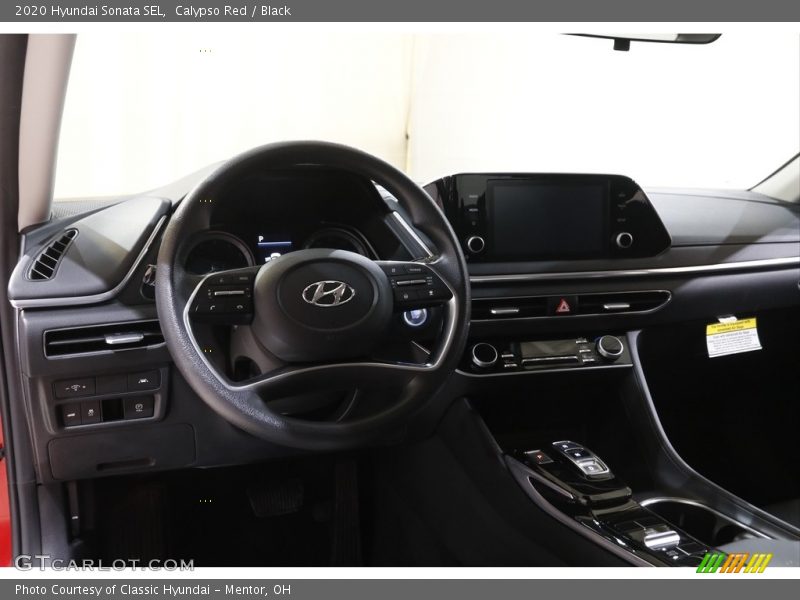 Calypso Red / Black 2020 Hyundai Sonata SEL