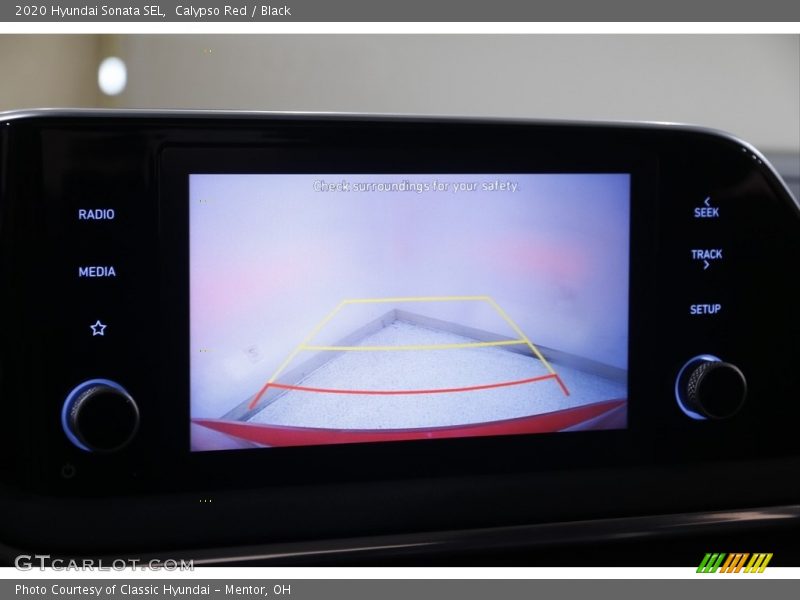 Calypso Red / Black 2020 Hyundai Sonata SEL