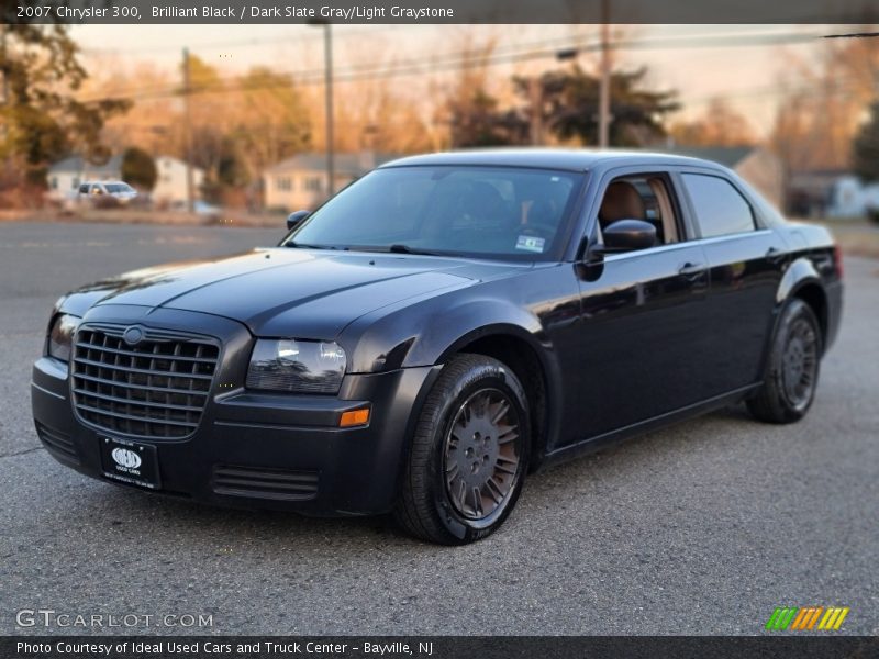 Brilliant Black / Dark Slate Gray/Light Graystone 2007 Chrysler 300