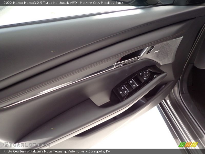 Machine Gray Metallic / Black 2022 Mazda Mazda3 2.5 Turbo Hatchback AWD