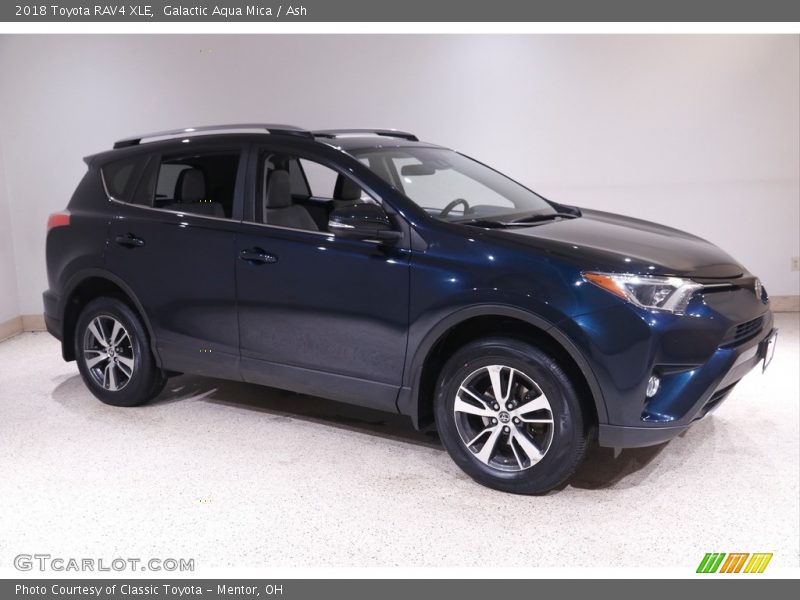 Galactic Aqua Mica / Ash 2018 Toyota RAV4 XLE