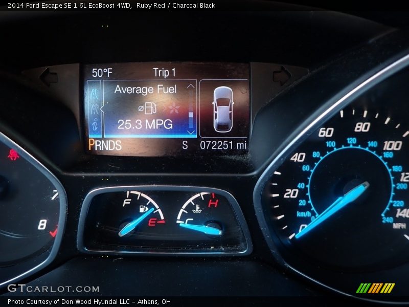Ruby Red / Charcoal Black 2014 Ford Escape SE 1.6L EcoBoost 4WD