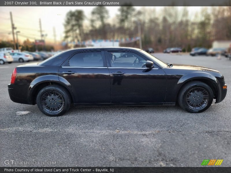 Brilliant Black / Dark Slate Gray/Light Graystone 2007 Chrysler 300