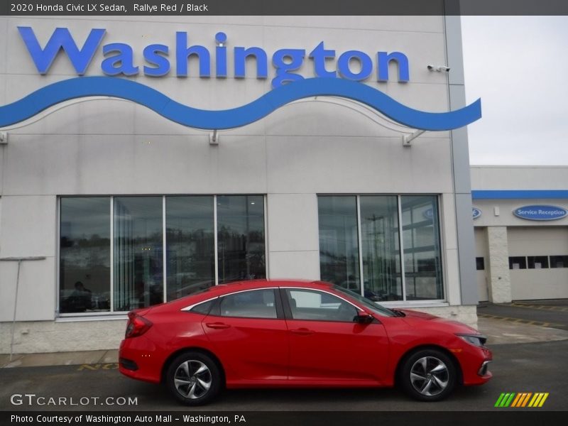 Rallye Red / Black 2020 Honda Civic LX Sedan
