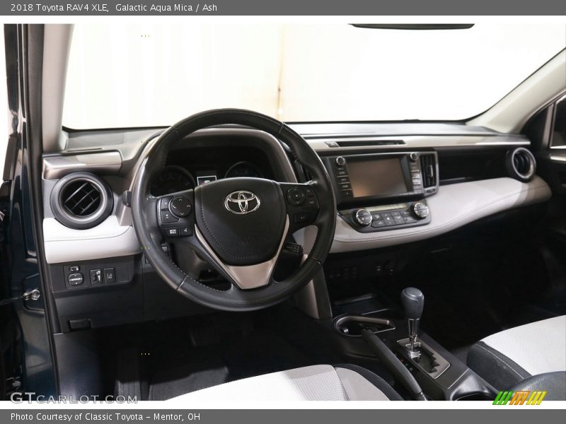 Galactic Aqua Mica / Ash 2018 Toyota RAV4 XLE
