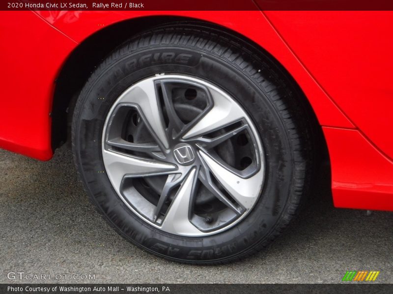 Rallye Red / Black 2020 Honda Civic LX Sedan
