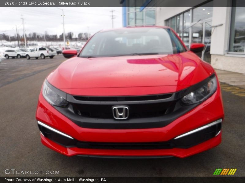 Rallye Red / Black 2020 Honda Civic LX Sedan