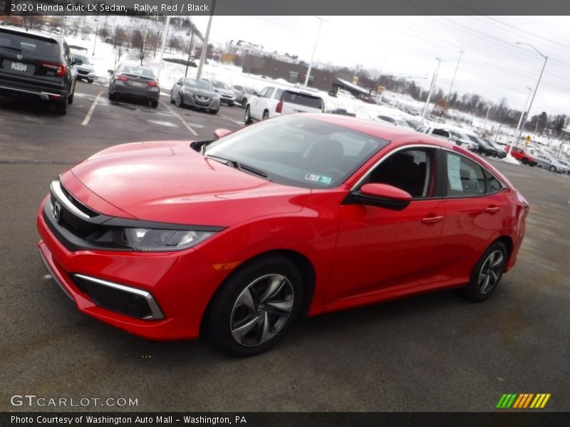 Rallye Red / Black 2020 Honda Civic LX Sedan