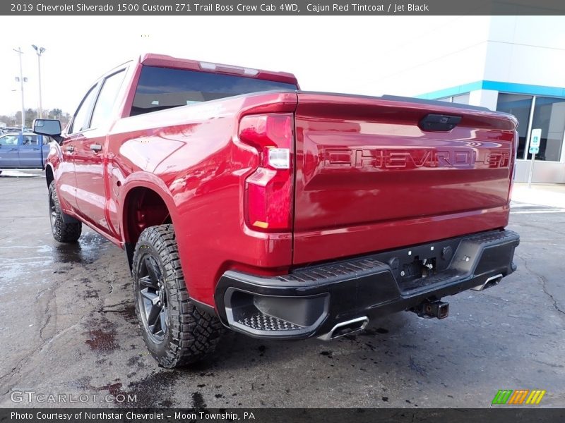 Cajun Red Tintcoat / Jet Black 2019 Chevrolet Silverado 1500 Custom Z71 Trail Boss Crew Cab 4WD
