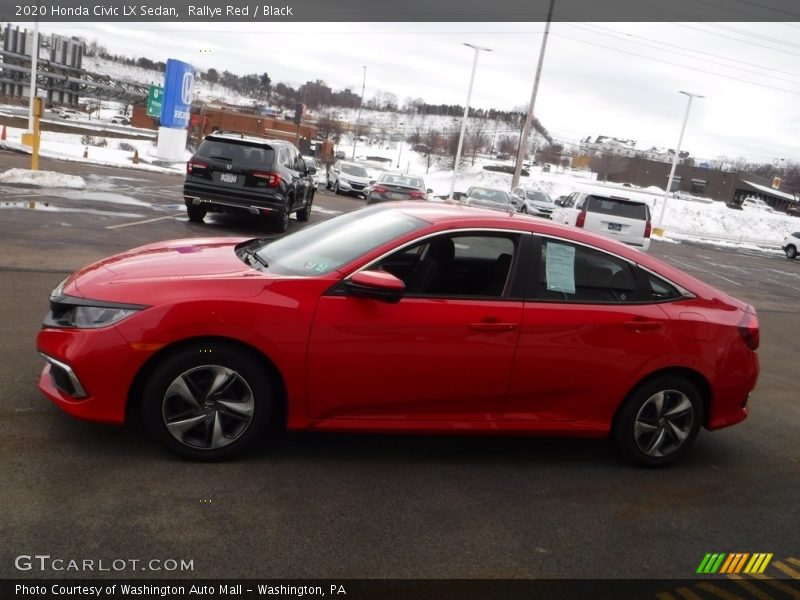 Rallye Red / Black 2020 Honda Civic LX Sedan