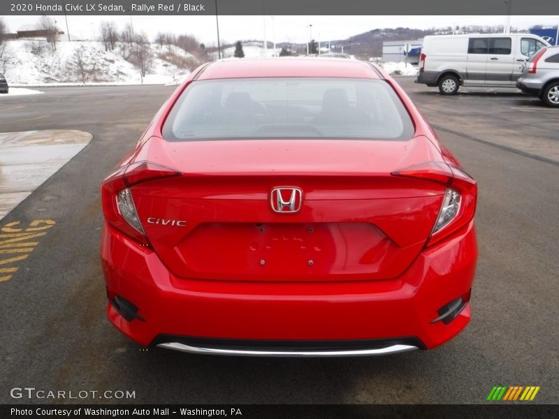 Rallye Red / Black 2020 Honda Civic LX Sedan