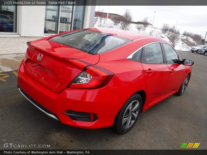 Rallye Red / Black 2020 Honda Civic LX Sedan