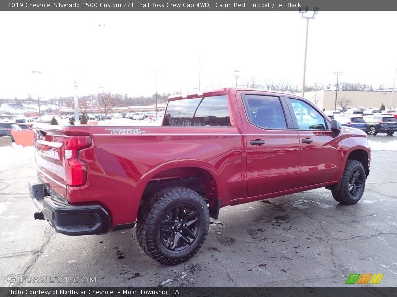 Cajun Red Tintcoat / Jet Black 2019 Chevrolet Silverado 1500 Custom Z71 Trail Boss Crew Cab 4WD