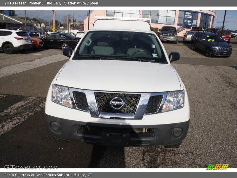 Glacier White / Steel 2018 Nissan Frontier S King Cab