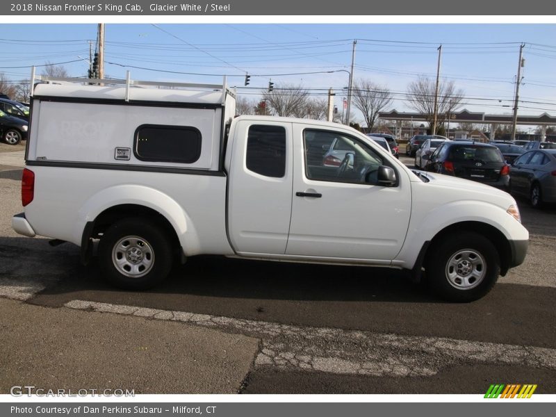Glacier White / Steel 2018 Nissan Frontier S King Cab