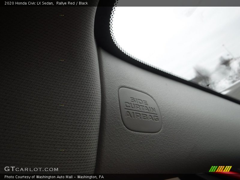 Rallye Red / Black 2020 Honda Civic LX Sedan