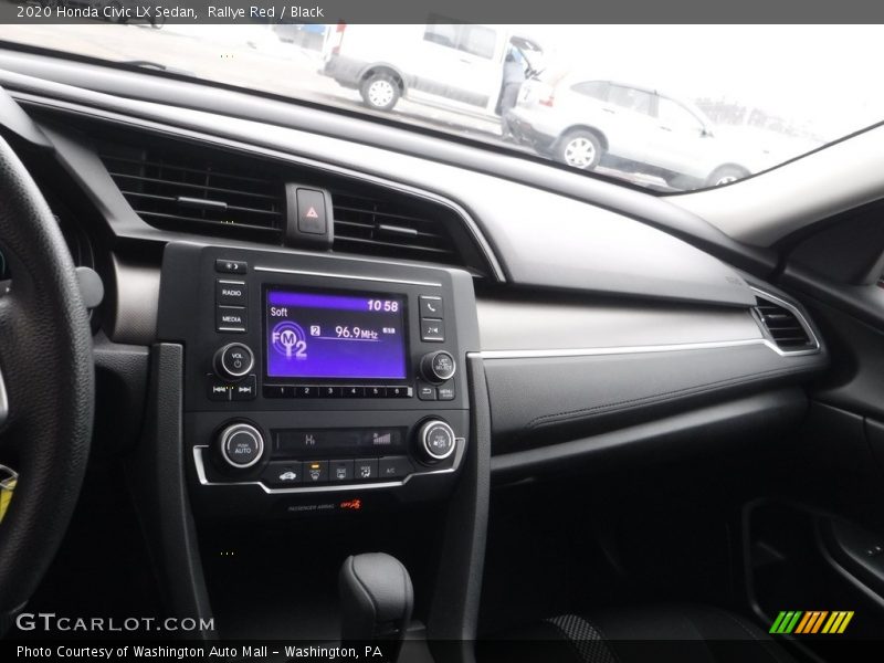 Rallye Red / Black 2020 Honda Civic LX Sedan