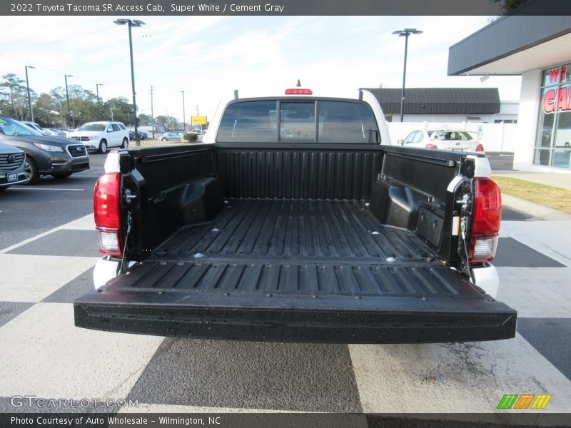 Super White / Cement Gray 2022 Toyota Tacoma SR Access Cab