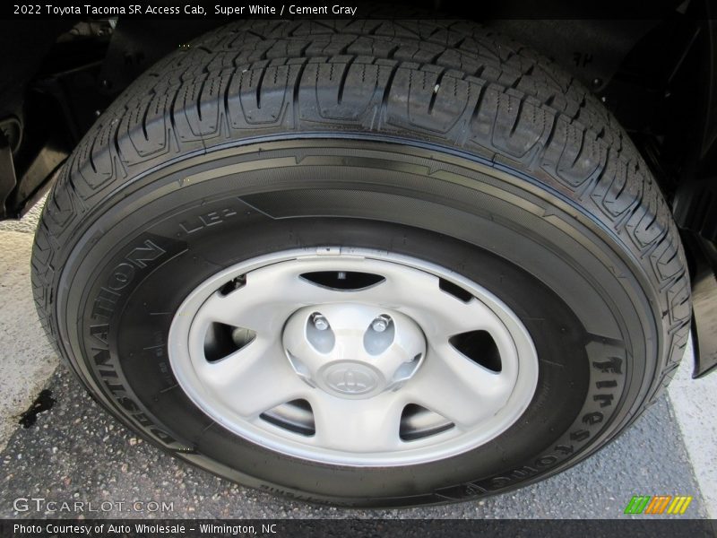 Super White / Cement Gray 2022 Toyota Tacoma SR Access Cab