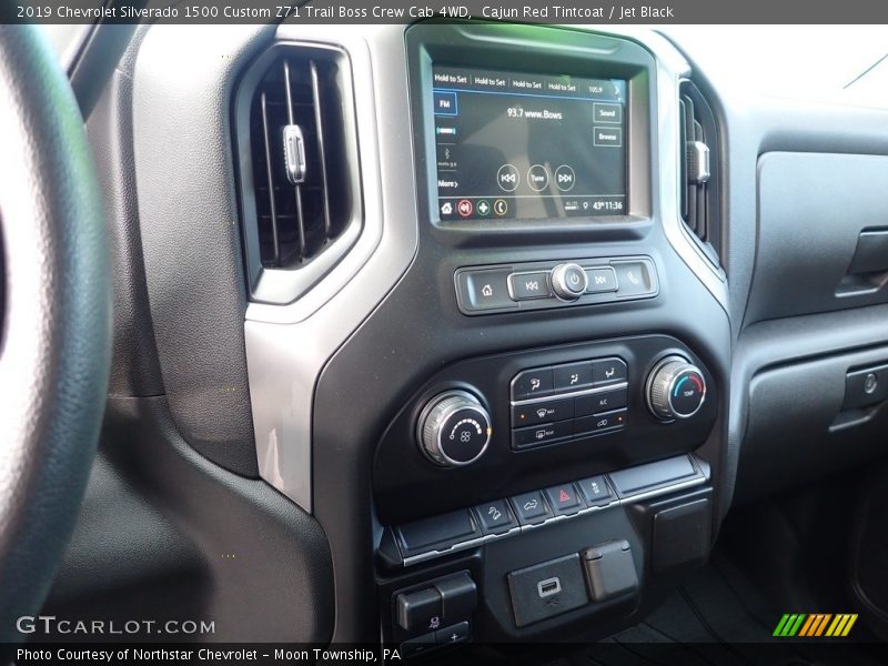 Cajun Red Tintcoat / Jet Black 2019 Chevrolet Silverado 1500 Custom Z71 Trail Boss Crew Cab 4WD