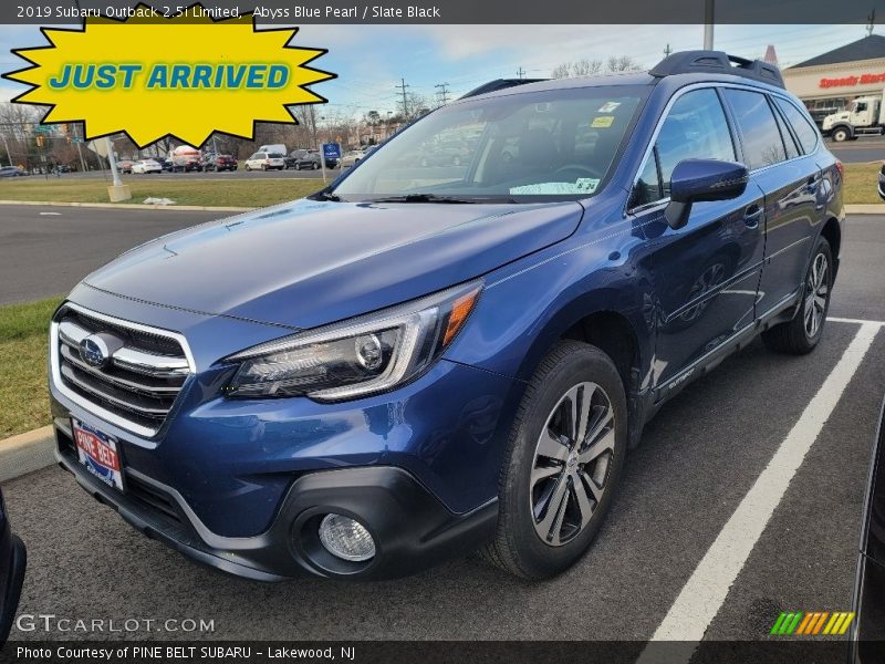 Abyss Blue Pearl / Slate Black 2019 Subaru Outback 2.5i Limited