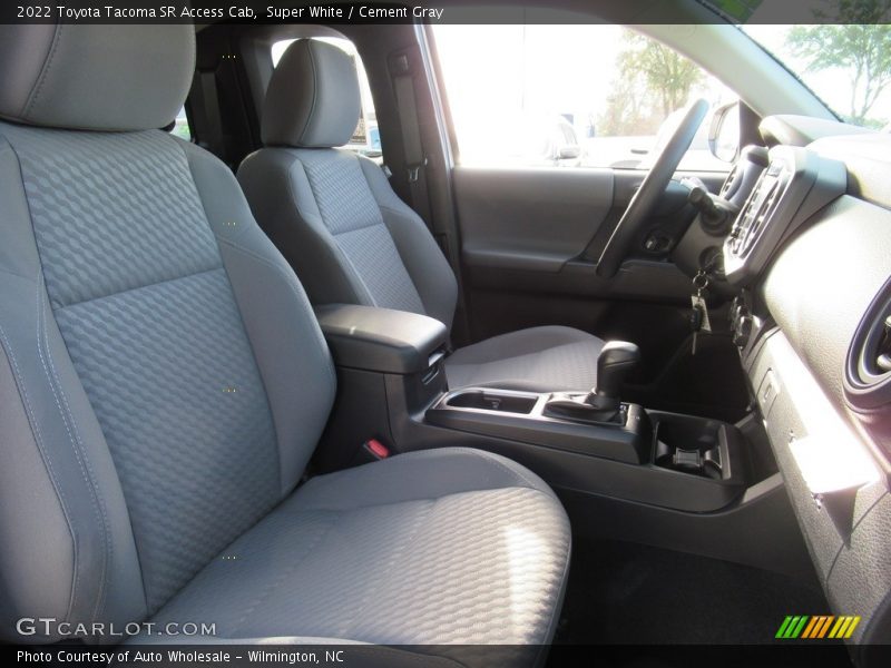 Super White / Cement Gray 2022 Toyota Tacoma SR Access Cab
