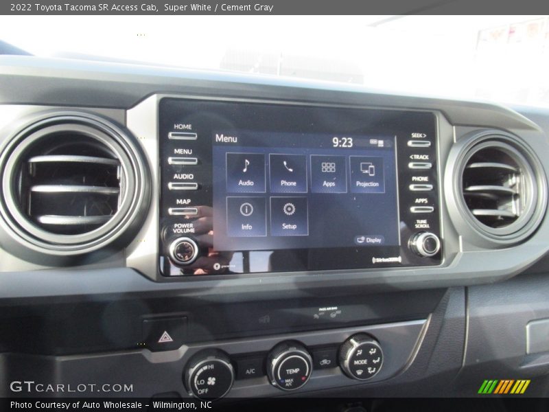 Super White / Cement Gray 2022 Toyota Tacoma SR Access Cab