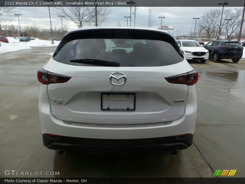 Snowflake White Pearl Mica / Black 2022 Mazda CX-5 S Select AWD