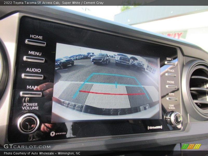 Super White / Cement Gray 2022 Toyota Tacoma SR Access Cab