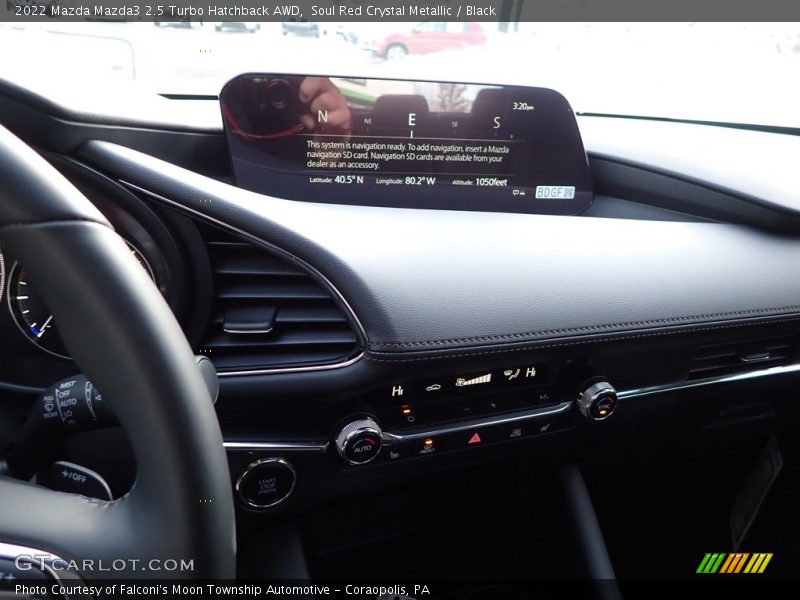 Soul Red Crystal Metallic / Black 2022 Mazda Mazda3 2.5 Turbo Hatchback AWD