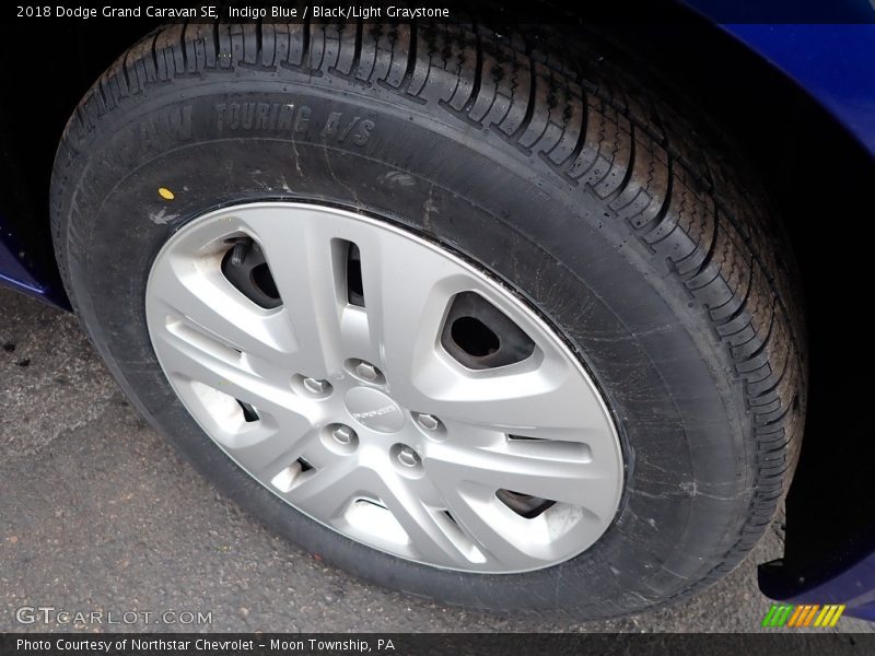 Indigo Blue / Black/Light Graystone 2018 Dodge Grand Caravan SE
