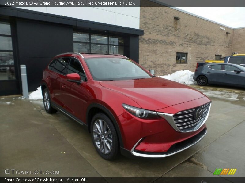 Soul Red Crystal Metallic / Black 2022 Mazda CX-9 Grand Touring AWD