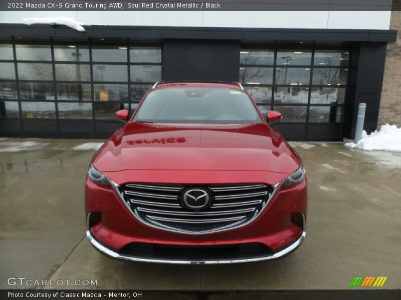 Soul Red Crystal Metallic / Black 2022 Mazda CX-9 Grand Touring AWD