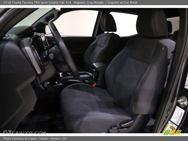 Magnetic Gray Metallic / Graphite w/Gun Metal 2018 Toyota Tacoma TRD Sport Double Cab 4x4