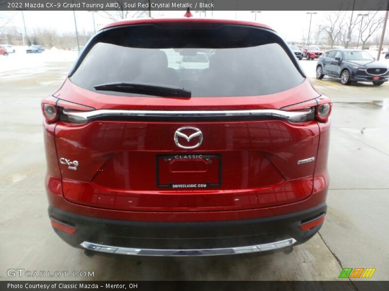 Soul Red Crystal Metallic / Black 2022 Mazda CX-9 Grand Touring AWD
