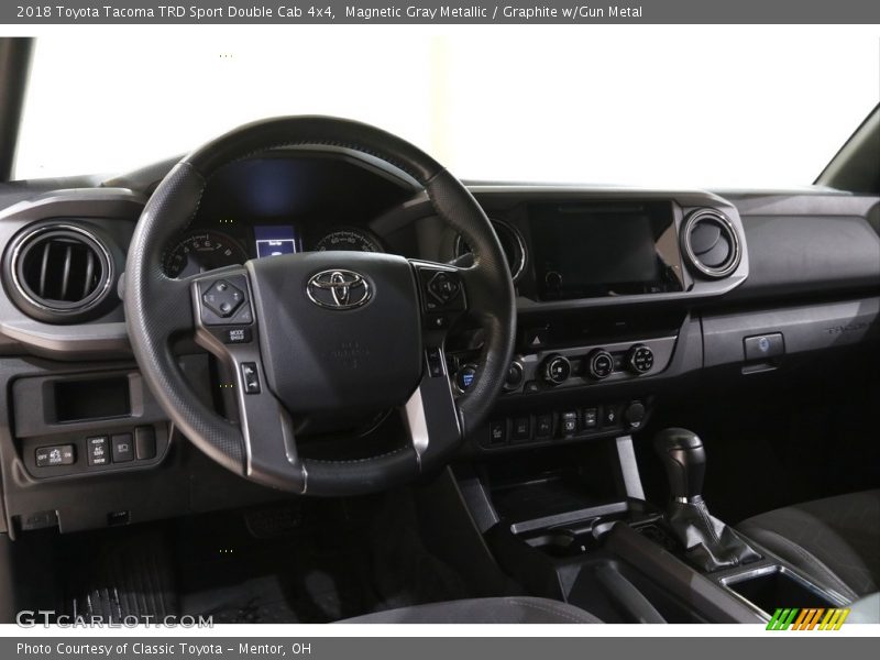 Magnetic Gray Metallic / Graphite w/Gun Metal 2018 Toyota Tacoma TRD Sport Double Cab 4x4