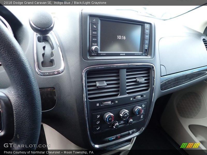 Indigo Blue / Black/Light Graystone 2018 Dodge Grand Caravan SE