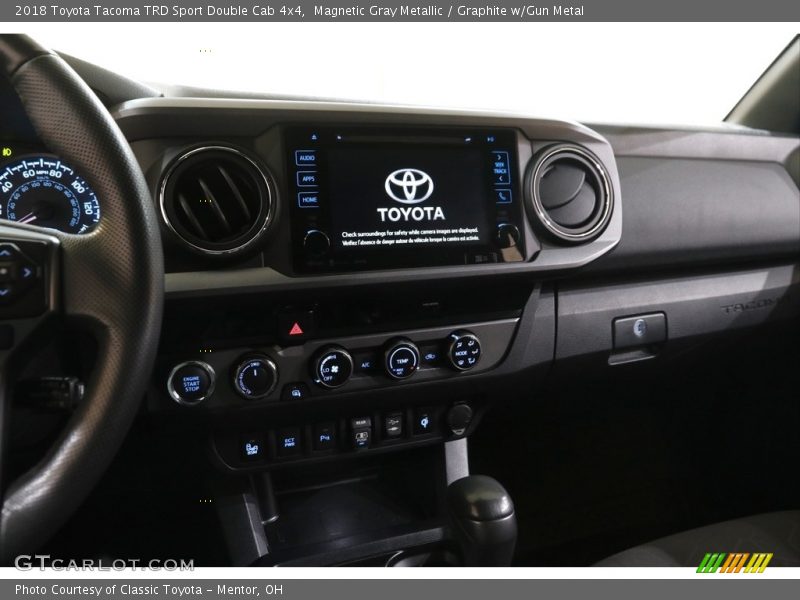 Magnetic Gray Metallic / Graphite w/Gun Metal 2018 Toyota Tacoma TRD Sport Double Cab 4x4